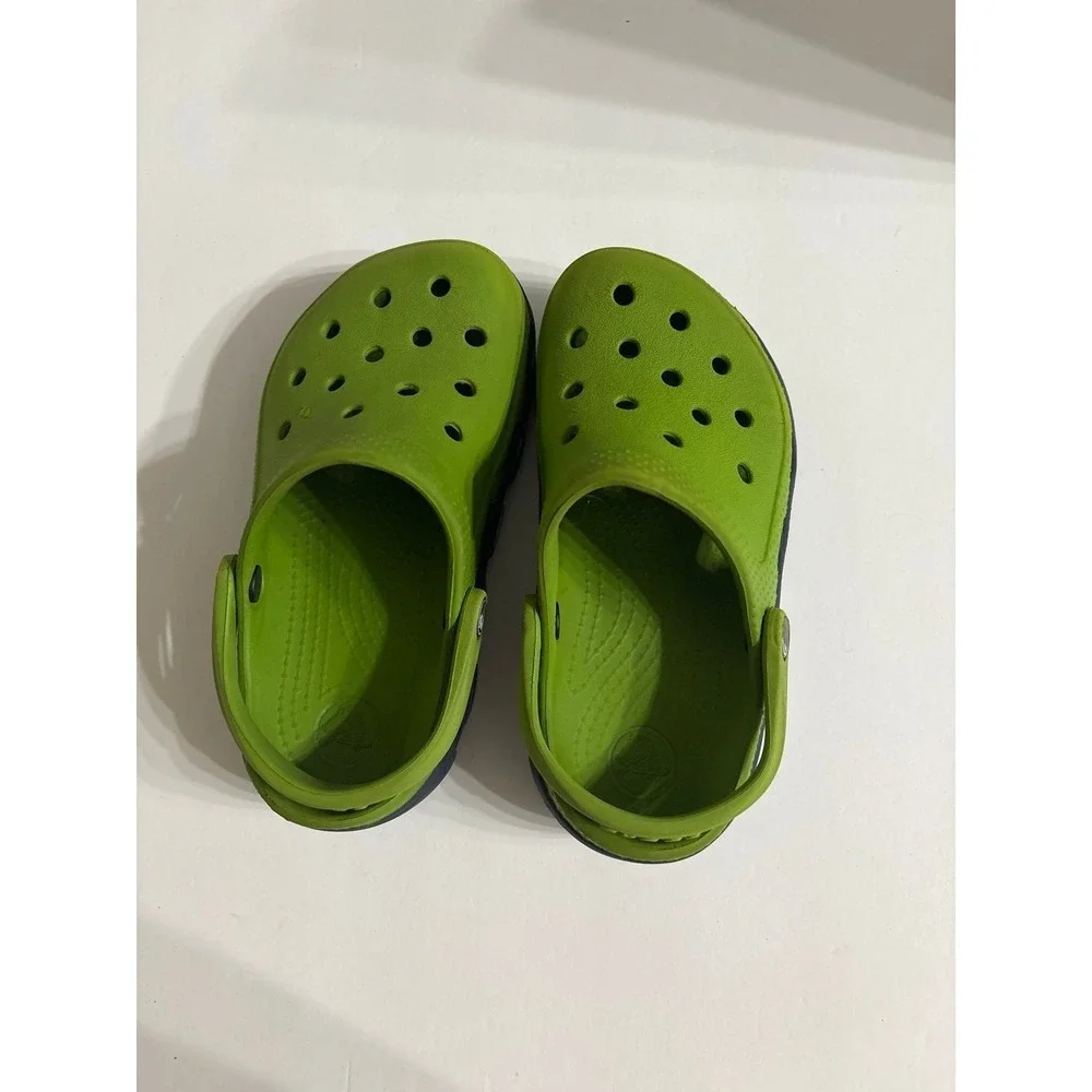 Crocs Duet Green & Navy (Sz. c10/11)